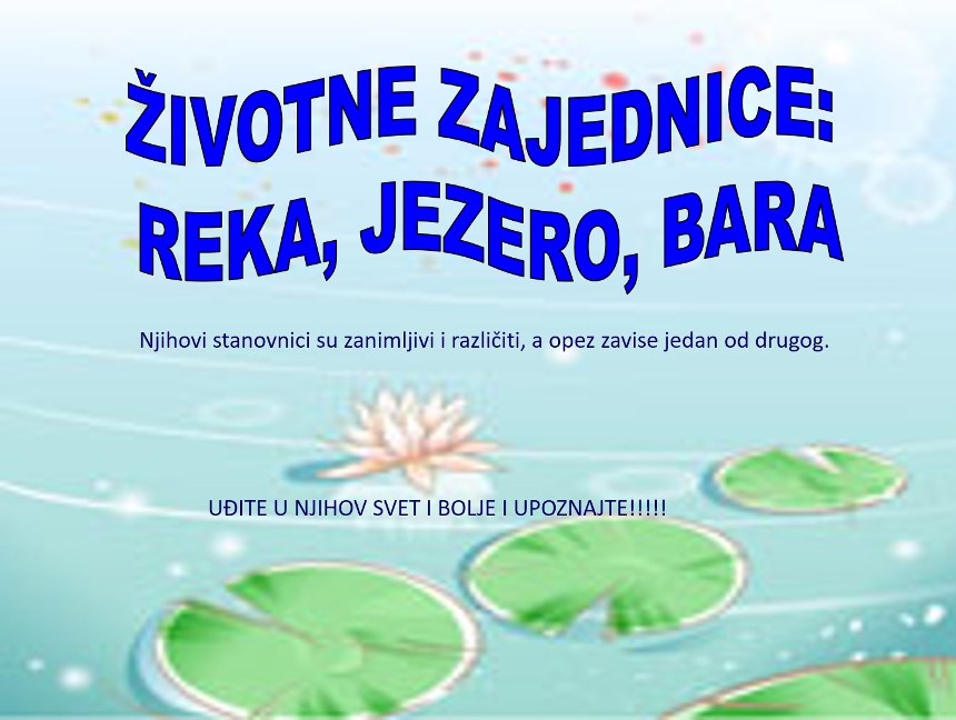 Vodene životne zajednice